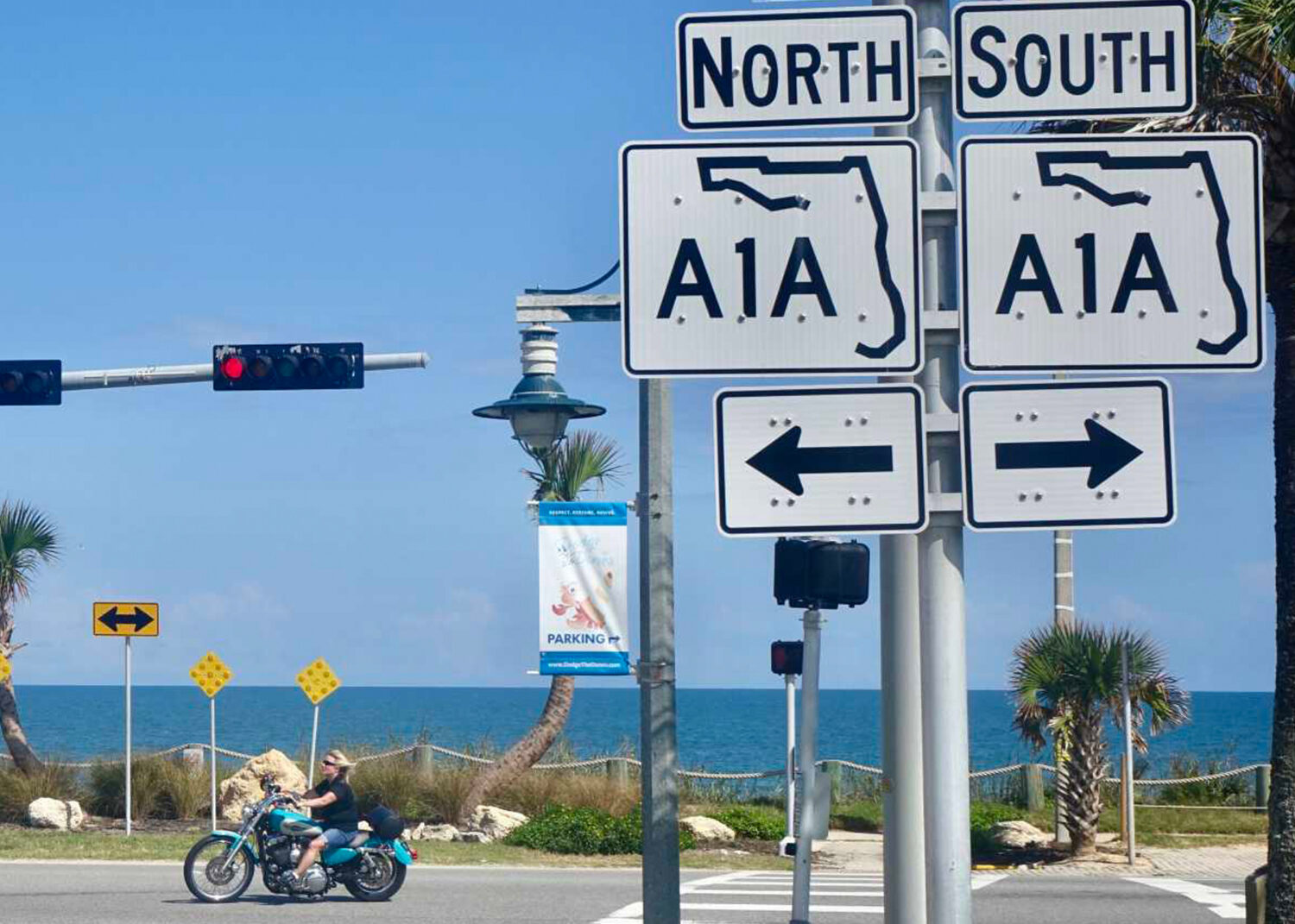 Florida State Road A1A mark